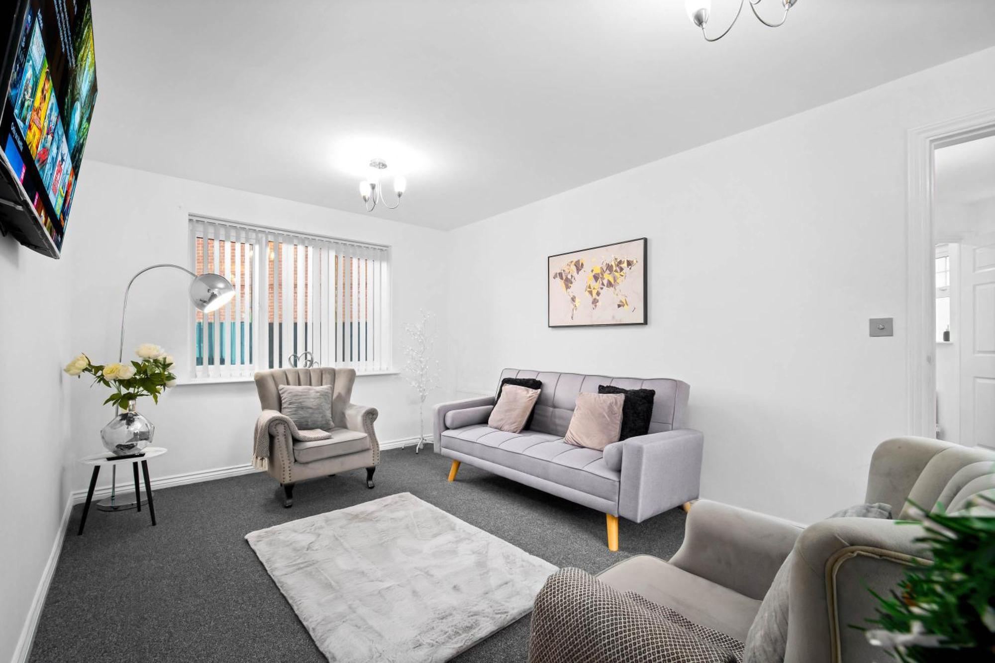 Harmony House 3 Bedroom New Build For Families, Contractors, Black Country Museum Sleeps 6 Тіптон Екстер'єр фото